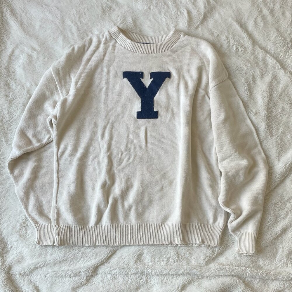 Yale "Y" Cream Sweater